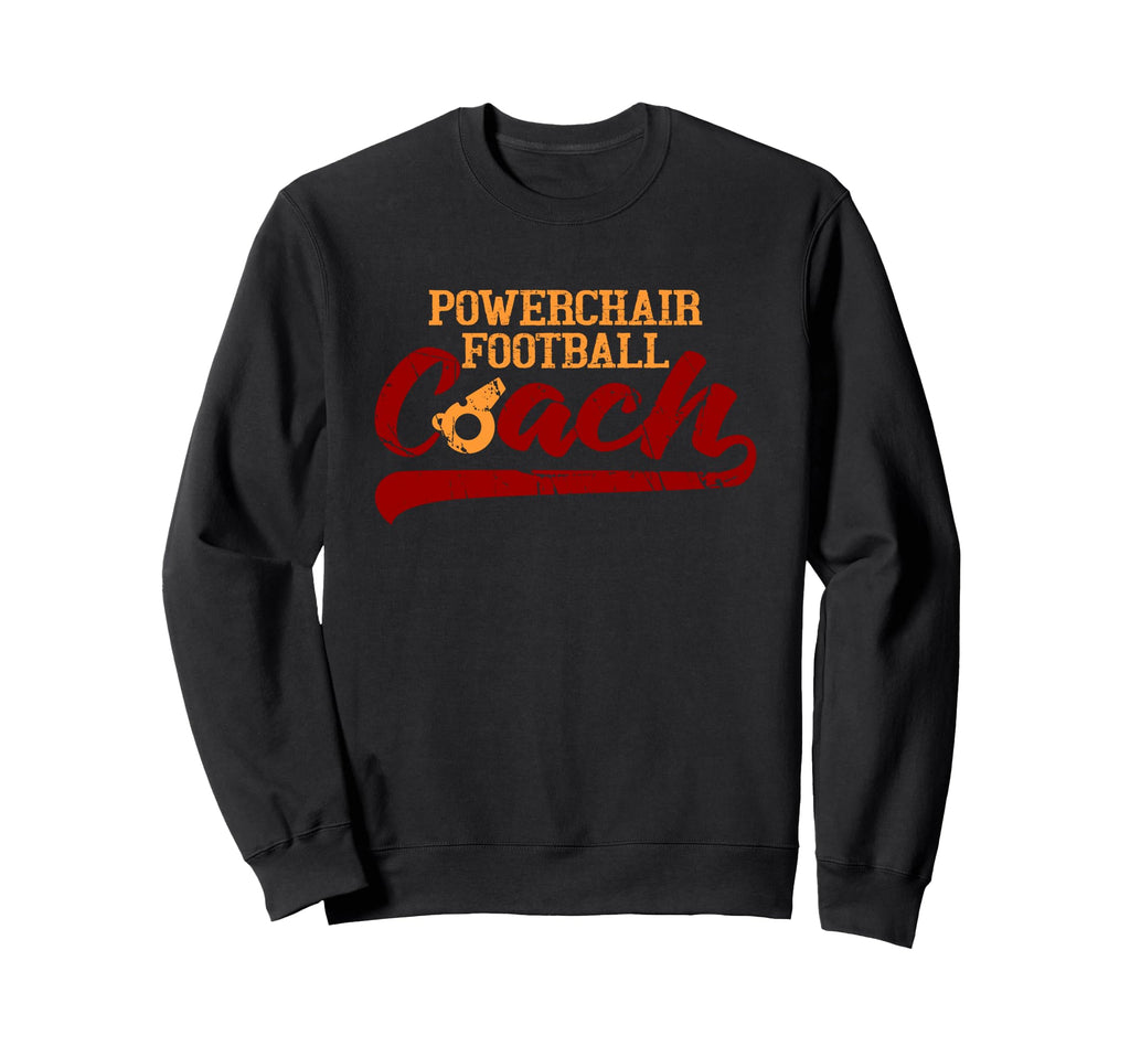 Powerchair Football Coach Soccer Sweatshirt - Minimalist Print for Adults - T-Shirt, Sweatshirt, Hoodie