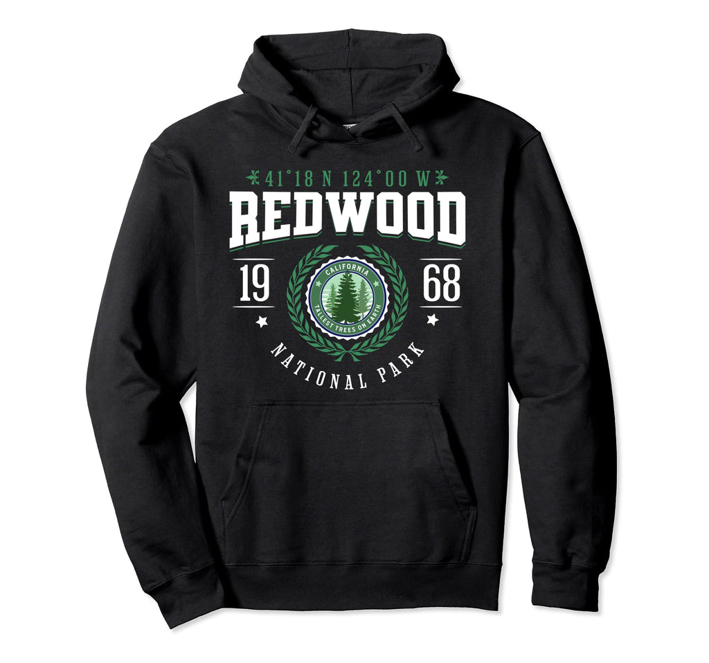 Redwood National Park California Hoodie - Novelty Apparel for Adults - T-Shirt, Sweatshirt, Hoodie