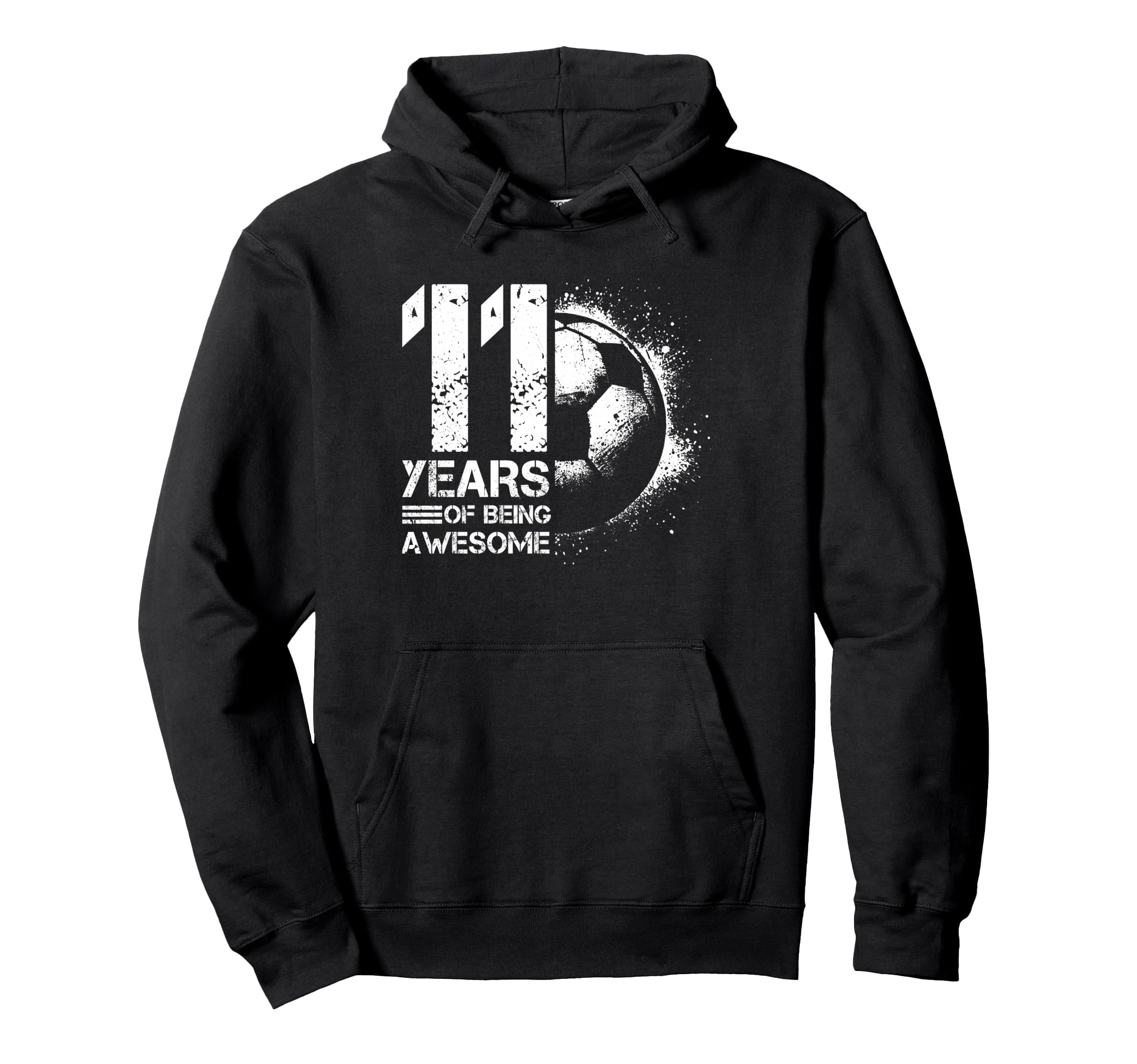 11Th Birthday Soccer Player Hoodie - Casual Everyday Wear Men Women - T-Shirt, Sweatshirt, Hoodie