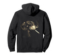 Dachshund Smoking Cigarette Grunge Hoodie - Casual Everyday Wear Men Women - T-Shirt, Sweatshirt, Hoodie