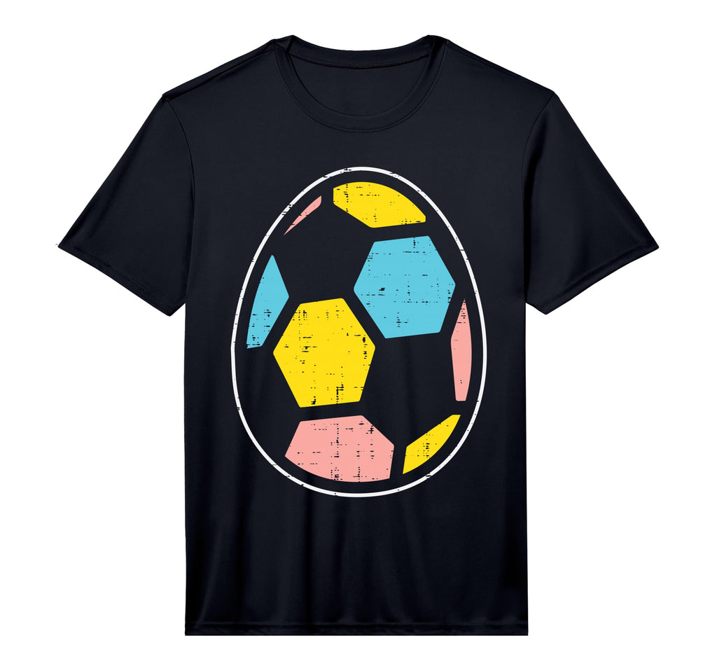 Soccer Ball Egg Funny Easter Sports T-Shirt - Novelty Apparel Unisex - T-Shirt, Sweatshirt, Hoodie