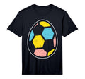 Soccer Ball Egg Funny Easter Sports T-Shirt - Novelty Apparel Unisex - T-Shirt, Sweatshirt, Hoodie