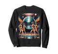 Aesthetic Disco Ball Party Sweatshirt - Minimalist Print Men Women - T-Shirt, Sweatshirt, Hoodie