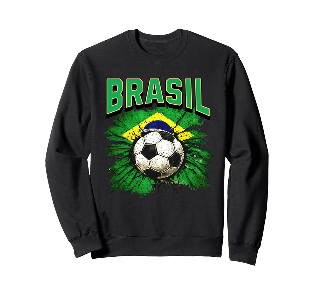 2026 Brasil Cup Flag Soccer Pride Sweatshirt - Graphic Print Men Women - T-Shirt, Sweatshirt, Hoodie