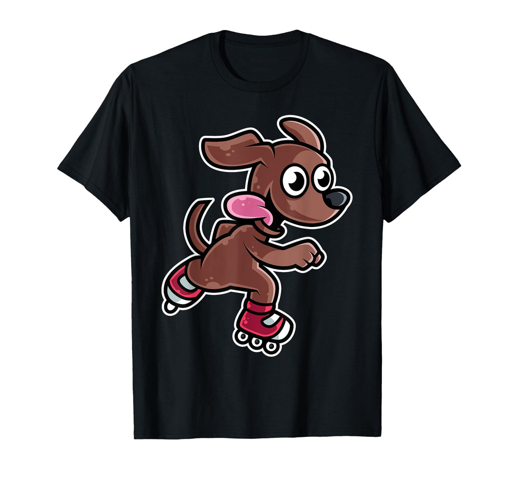 Dog Roller Skate T-Shirt - Graphic Print Men Women - T-Shirt, Sweatshirt, Hoodie