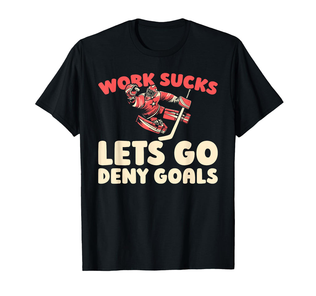 Hockey Goalkeeper Ice Hockey Goalie T-Shirt - Minimalist Print Unisex - T-Shirt, Sweatshirt, Hoodie