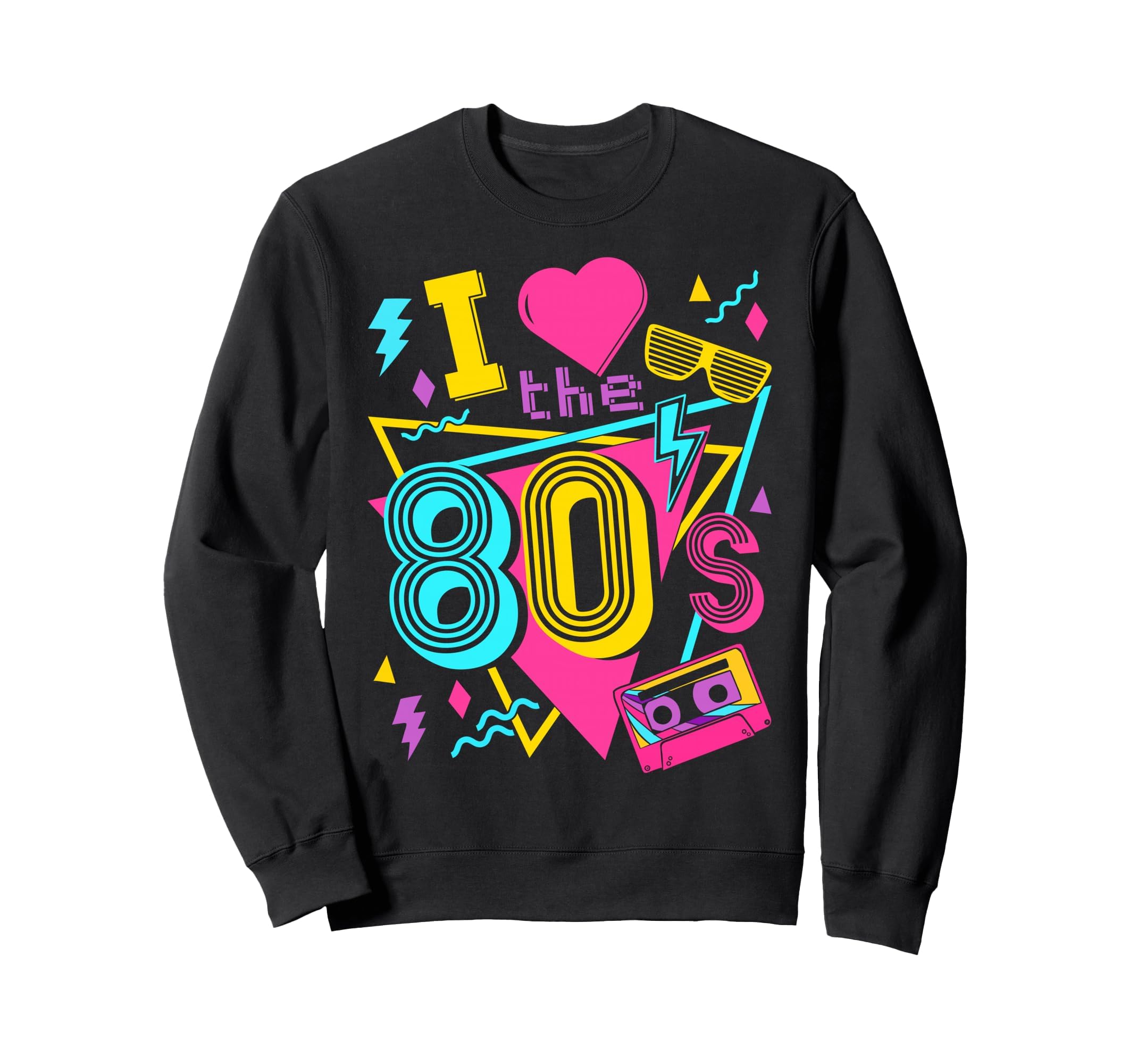Eighties 1980 80S Costume Sweatshirt - Streetwear Style Unisex - T-Shirt, Sweatshirt, Hoodie
