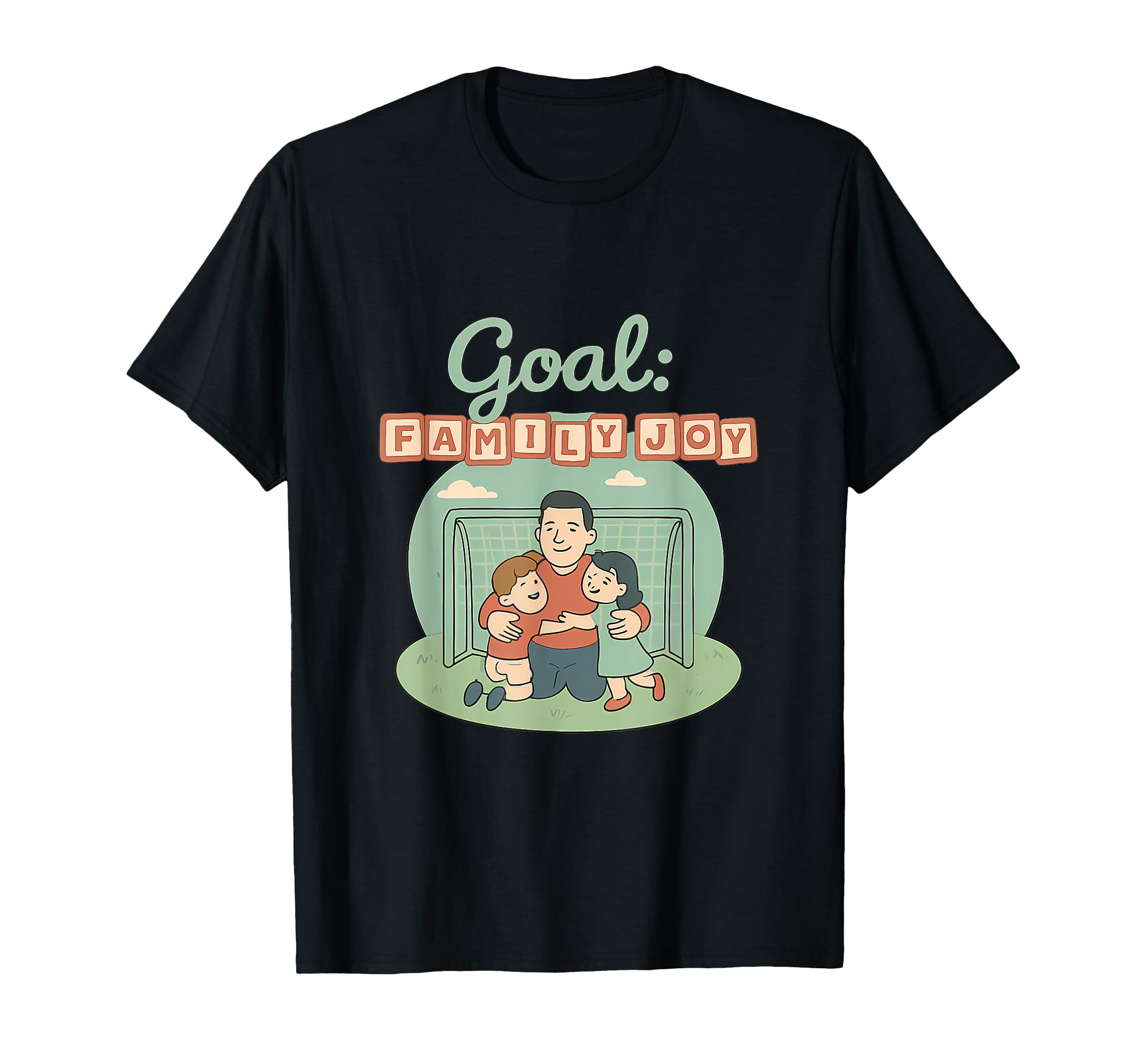 Whimsical Victory Family Joy Soccer T-Shirt - Unique Graphic for Adults - T-Shirt, Sweatshirt, Hoodie