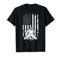 Ice Hockey Goalkeeper Us Flag Ice T-Shirt - Casual Everyday Wear Men Women - T-Shirt, Sweatshirt, Hoodie