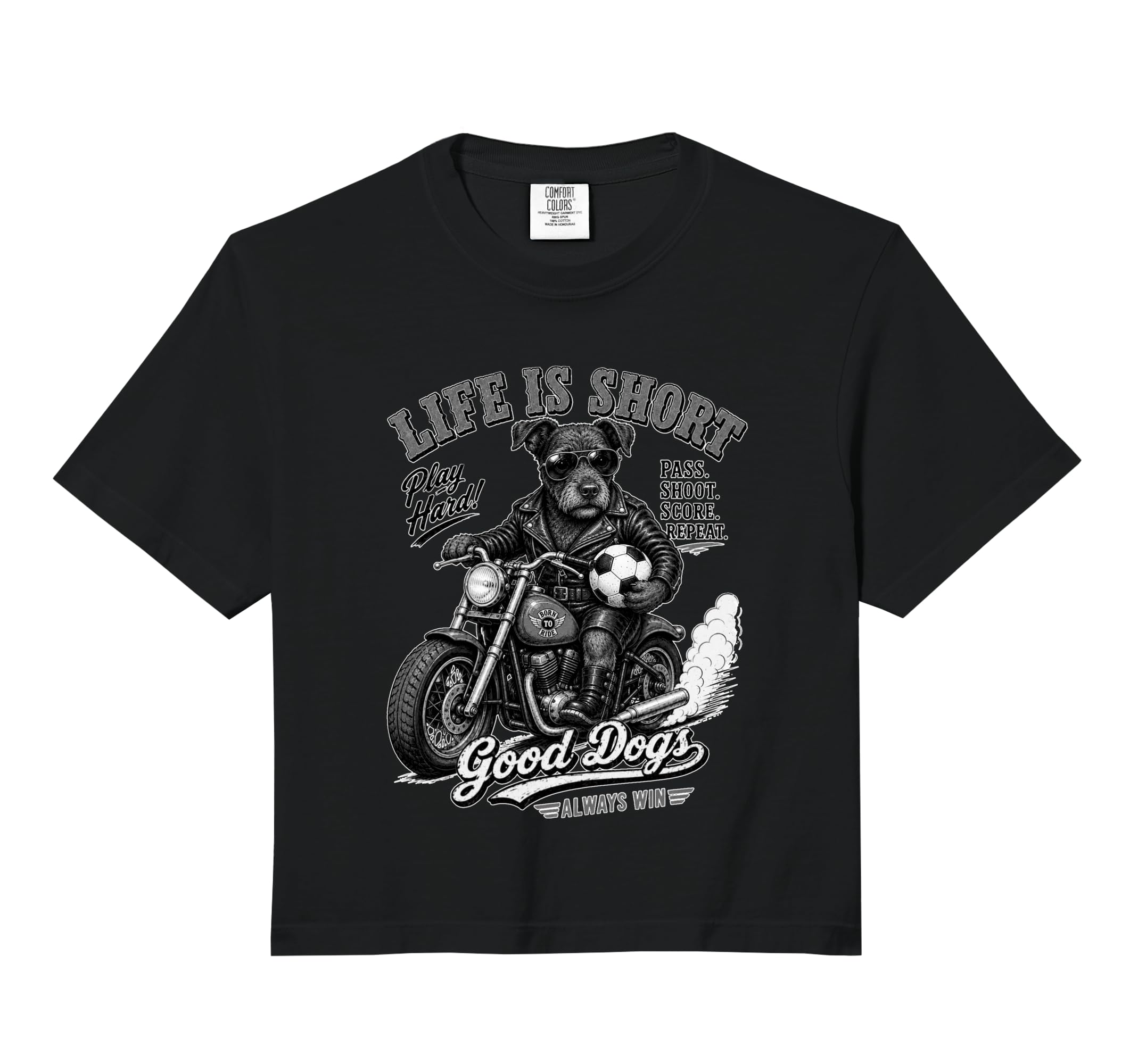 Patterdale Terrier Ride Motorbike Sweatshirt - Streetwear Style Men Women - T-Shirt, Sweatshirt, Hoodie