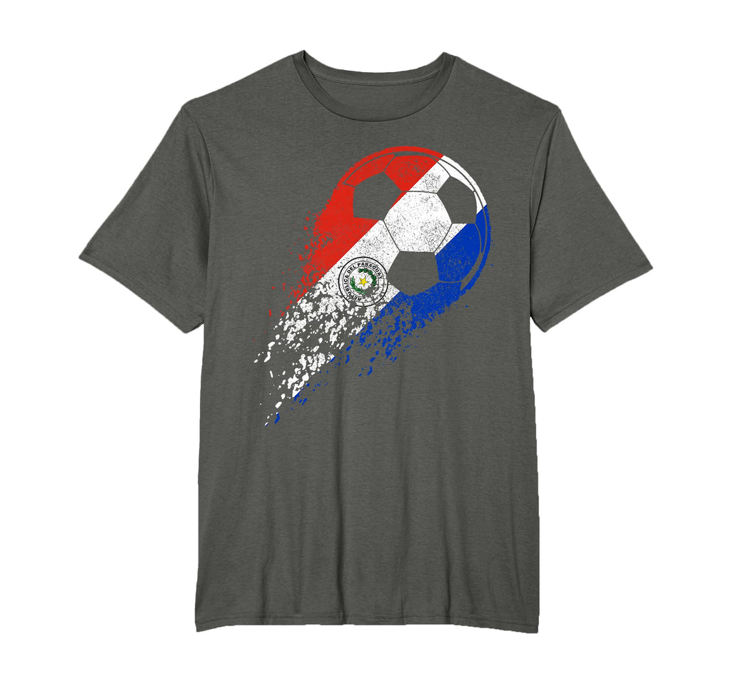 Paraguay Soccer Paraguayan Flag Pride T-Shirt - Graphic Print for Adults - T-Shirt, Sweatshirt, Hoodie