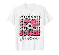 Groovy Soccer Sister Coquette Bow T-Shirt - Streetwear Style Men Women - T-Shirt, Sweatshirt, Hoodie