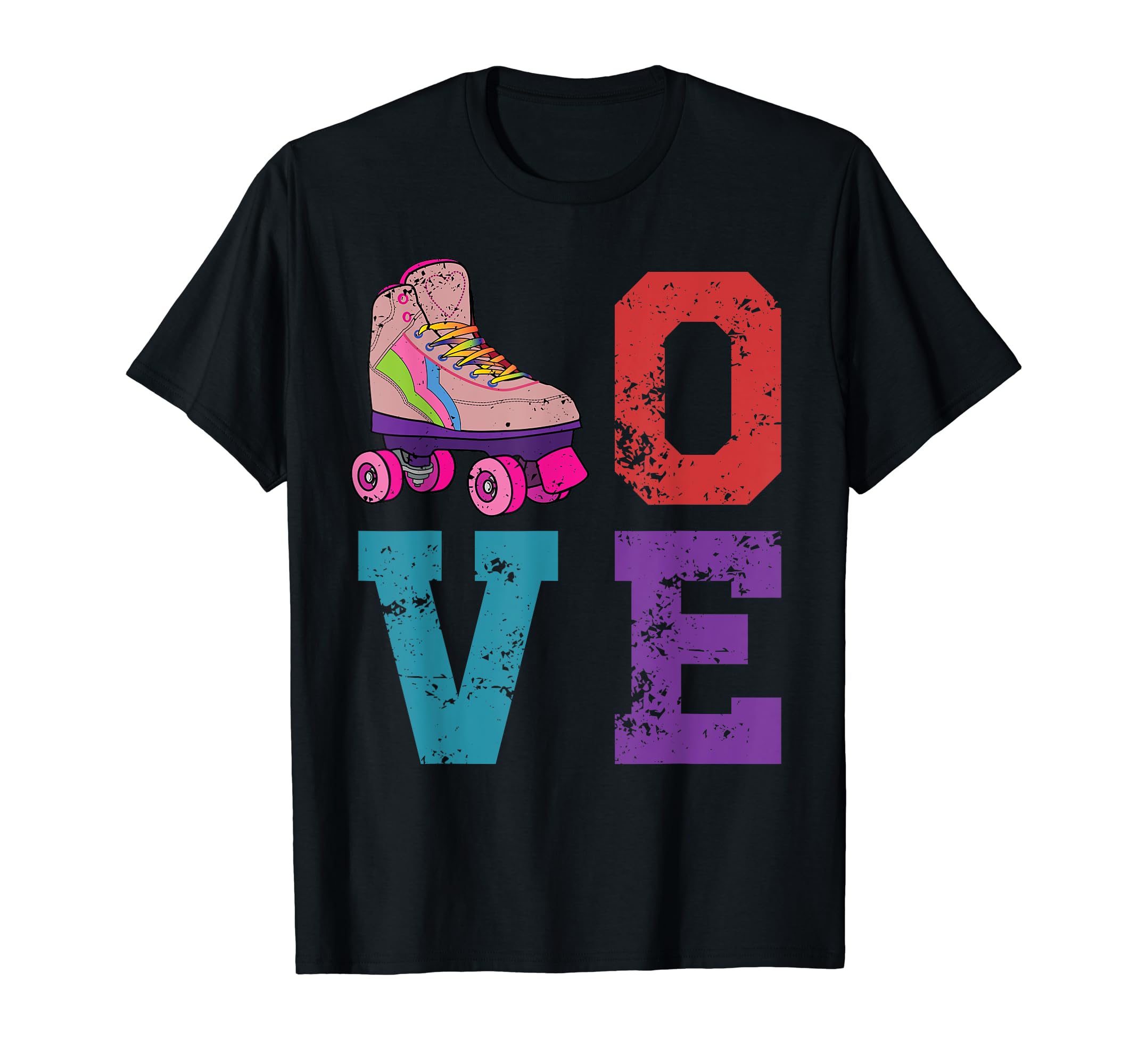 Funny Roller Skating Skate Lover 70S T-Shirt - Streetwear Style Men Women - T-Shirt, Sweatshirt, Hoodie