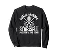 Funny Hockey Goalie Grandpa Hockey Sweatshirt - Minimalist Print Men Women - T-Shirt, Sweatshirt, Hoodie