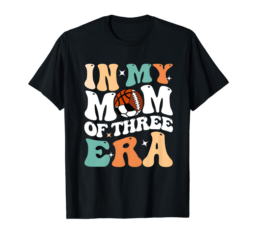 My Mom Three Era Funny Football T-Shirt - Casual Everyday Wear Unisex - T-Shirt, Sweatshirt, Hoodie