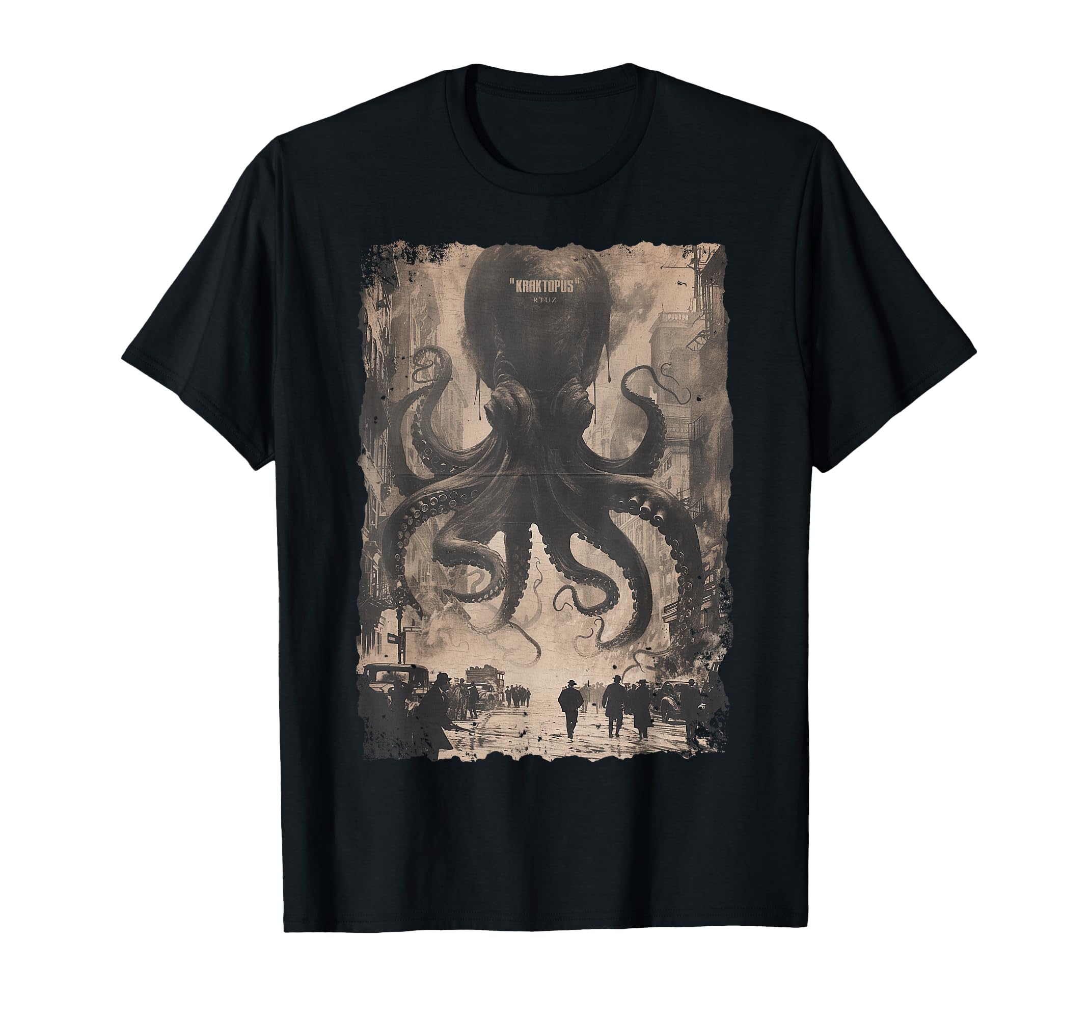 Y2K Streetwear Octopus Horror Monster T-Shirt - Trendy Graphic Unisex - T-Shirt, Sweatshirt, Hoodie