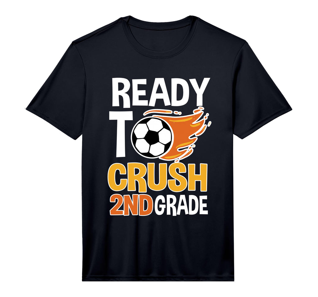 Back To School 2Nd Grade Soccer Sport T-Shirt - Novelty Apparel Unisex - T-Shirt, Sweatshirt, Hoodie