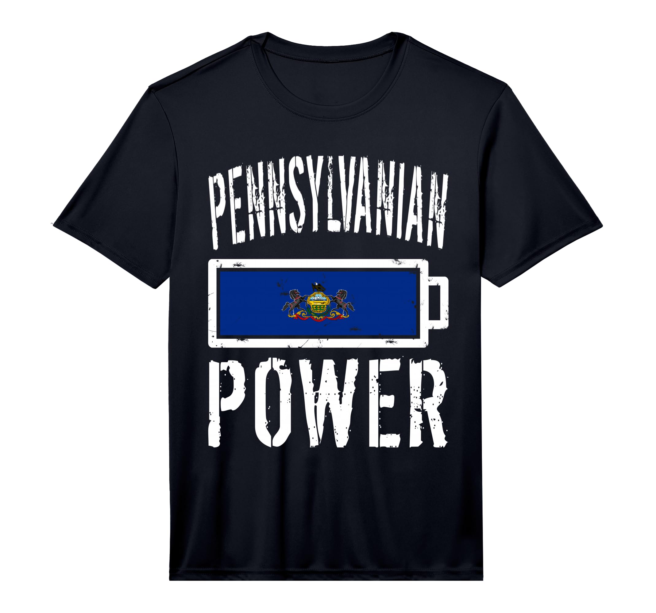 Pennsylvania Flag Pennsylvanian Power T-Shirt - Novelty Apparel Unisex - T-Shirt, Sweatshirt, Hoodie