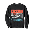 Soccer Kicking And Running While Sweatshirt - Unique Graphic Men Women - T-Shirt, Sweatshirt, Hoodie