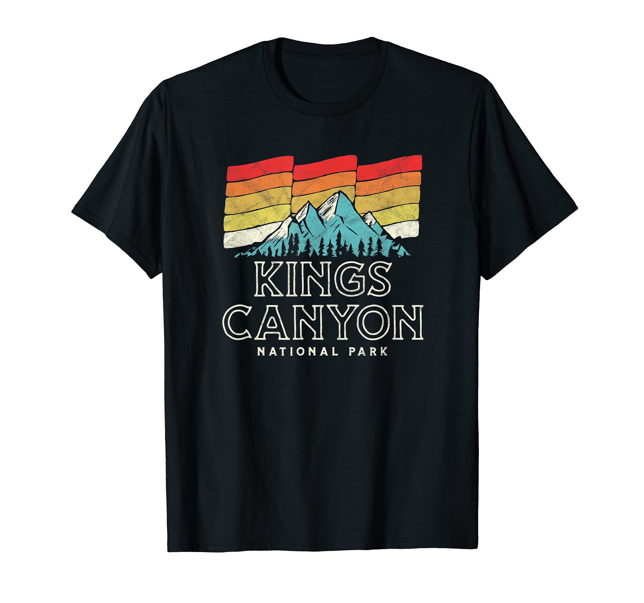 Kings Canyon National Park Mountains T-Shirt - Novelty Apparel for Adults - T-Shirt, Sweatshirt, Hoodie