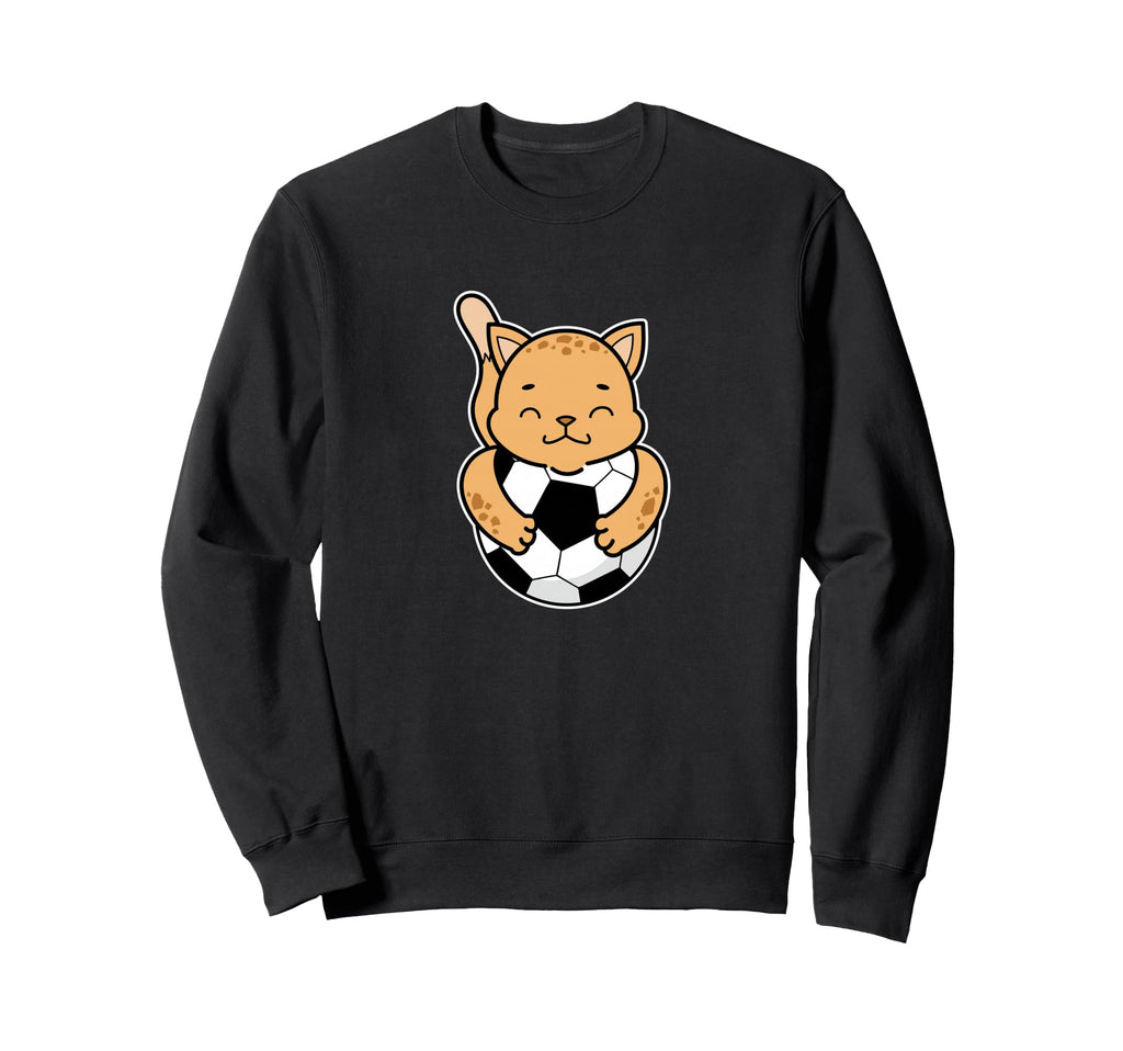 Soccer Animal Ball Fan Football Hoodie - Fun Novelty Design Men Women - T-Shirt, Sweatshirt, Hoodie