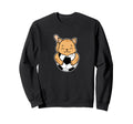 Soccer Animal Ball Fan Football Hoodie - Fun Novelty Design Men Women - T-Shirt, Sweatshirt, Hoodie