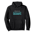 Proud Soccer Grandpa Game Day Match Day Hoodie - Minimalist Print Unisex - T-Shirt, Sweatshirt, Hoodie