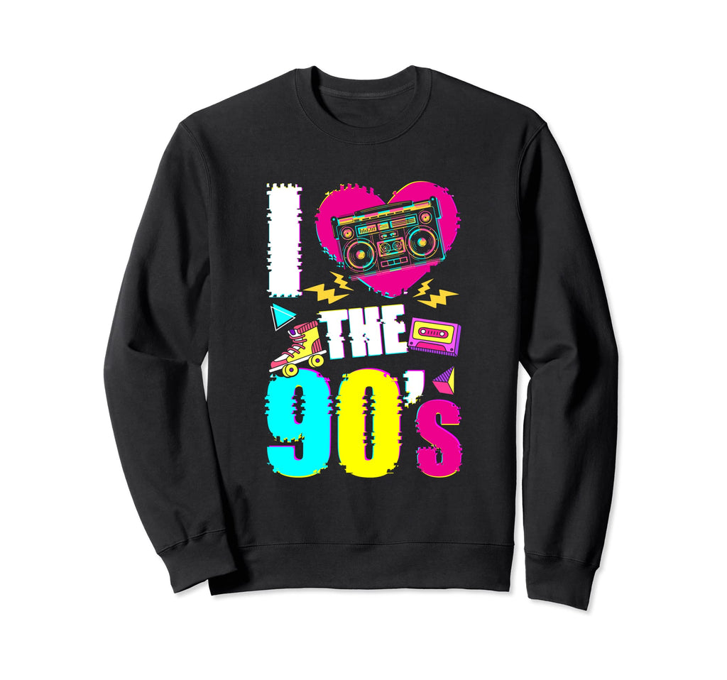 90S I Love Disco Vibe Mixtape Sweatshirt - Custom Art Print for Adults - T-Shirt, Sweatshirt, Hoodie