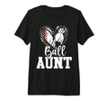 Ball Aunt Baseball Soccer Aunt Tri T-Shirt - Custom Art Print Men Women - T-Shirt, Sweatshirt, Hoodie