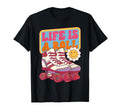 Roller Skating Life Is Roll Skate 70S T-Shirt - Unique Graphic Unisex - T-Shirt, Sweatshirt, Hoodie