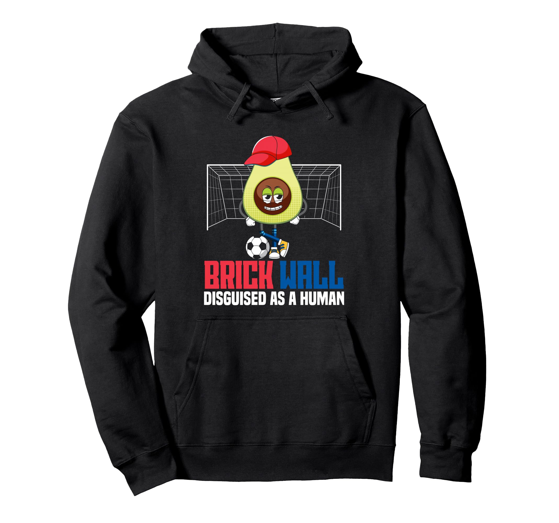 Goalkeeper Brick Wall Disguised As Hoodie - Aesthetic Graphic Men Women - T-Shirt, Sweatshirt, Hoodie
