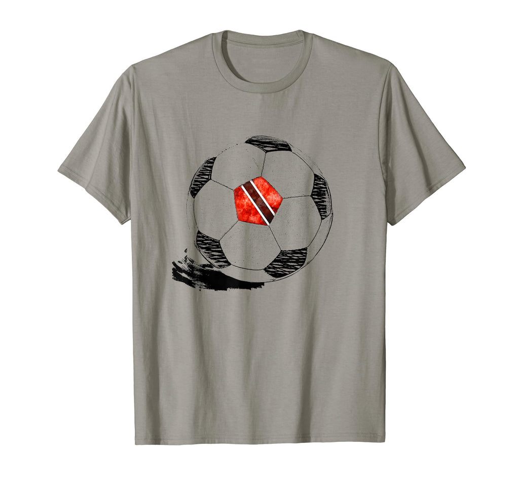 Soccer Trinidad Flag Trinidadian Pride T-Shirt - Minimalist Print Unisex - T-Shirt, Sweatshirt, Hoodie