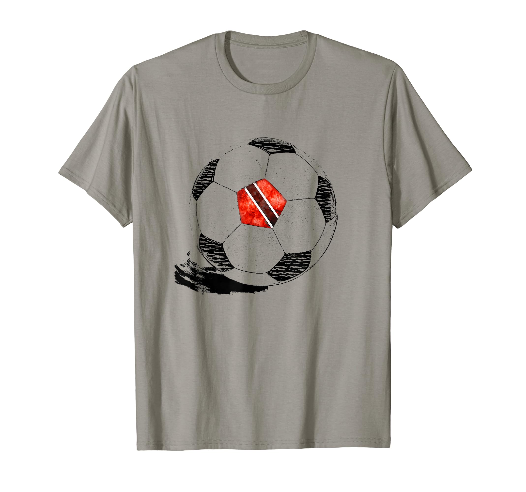 Soccer Trinidad Flag Trinidadian Pride T-Shirt - Minimalist Print Unisex - T-Shirt, Sweatshirt, Hoodie