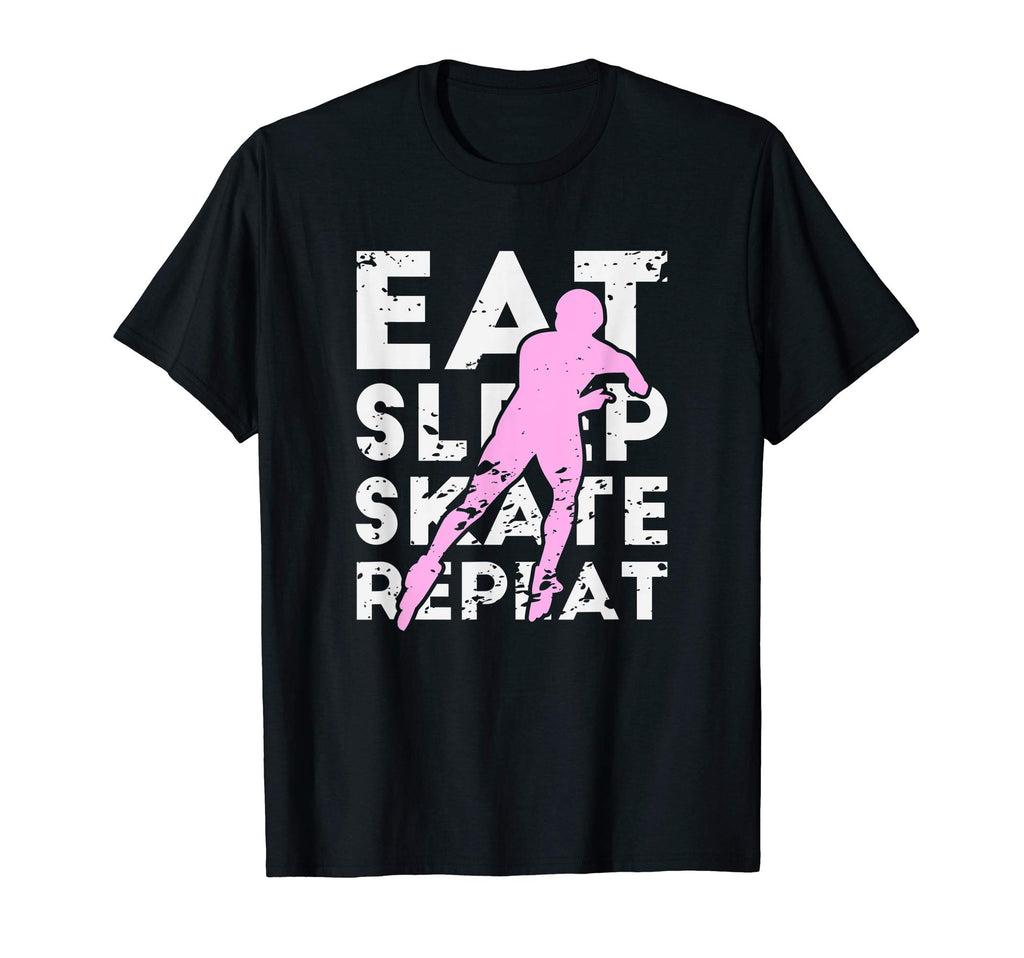 Eat Sleep Skate Repeat Rollerblades T-Shirt - Graphic Print for Adults - T-Shirt, Sweatshirt, Hoodie