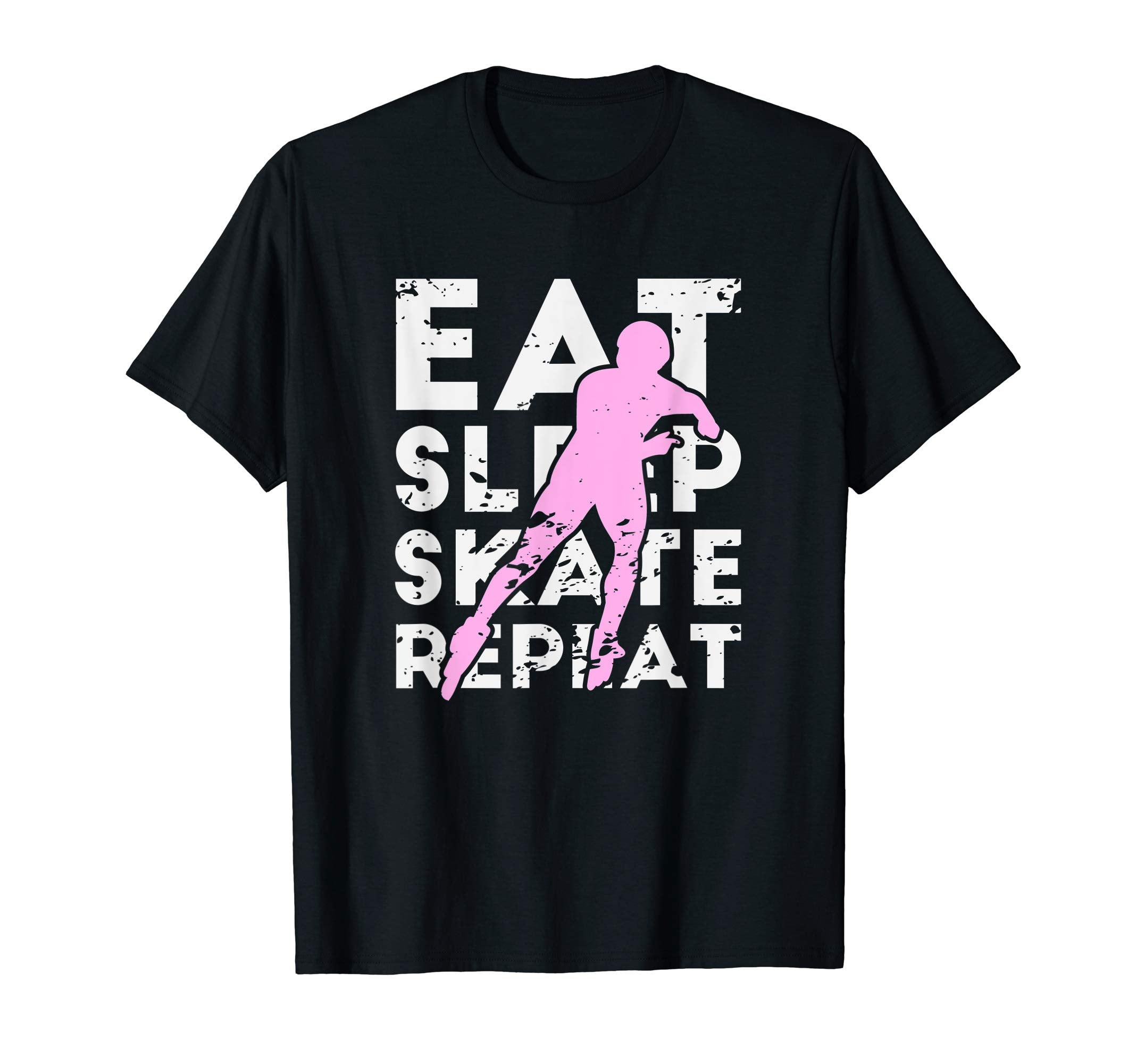 Eat Sleep Skate Repeat Rollerblades T-Shirt - Graphic Print for Adults - T-Shirt, Sweatshirt, Hoodie