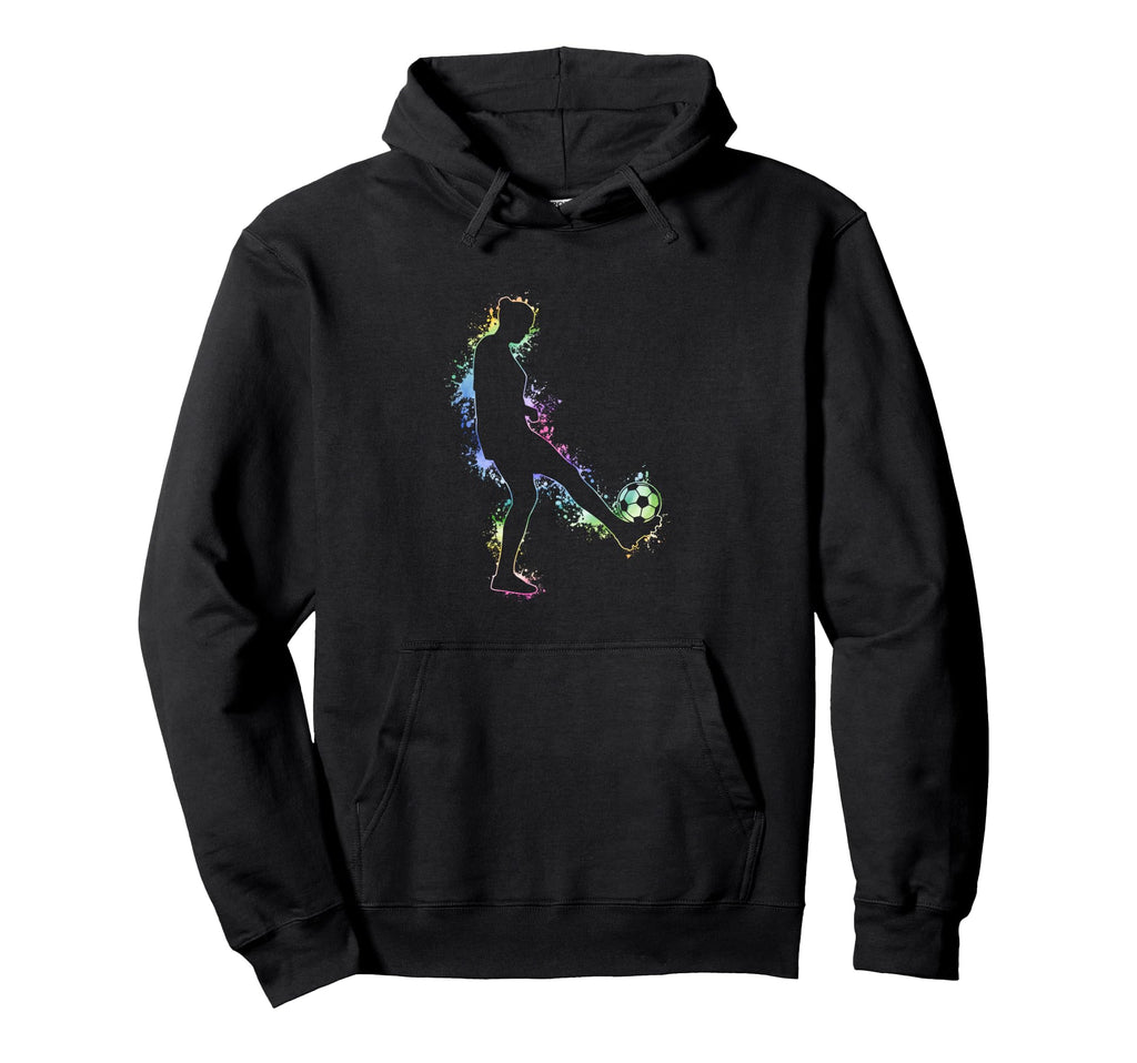 Soccer Silhouette Hoodie - Casual Everyday Wear Men Women - T-Shirt, Sweatshirt, Hoodie