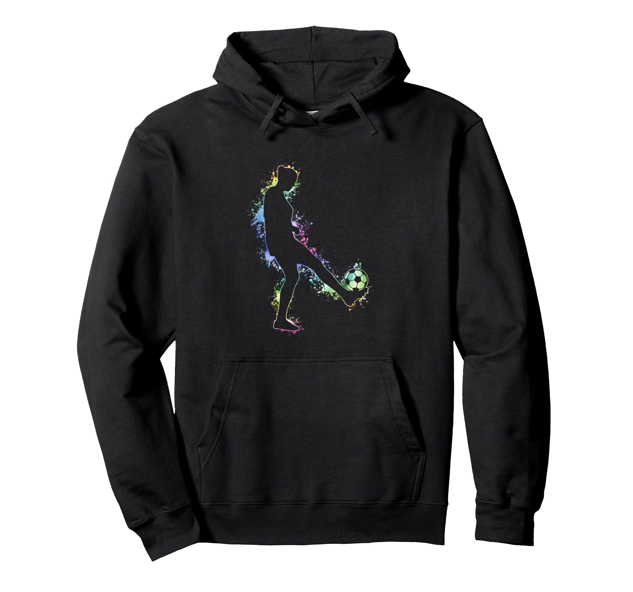 Soccer Silhouette Hoodie - Casual Everyday Wear Men Women - T-Shirt, Sweatshirt, Hoodie