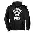 Soccer Pop Soccer Ball Distressed Hoodie - Custom Art Print Men Women - T-Shirt, Sweatshirt, Hoodie