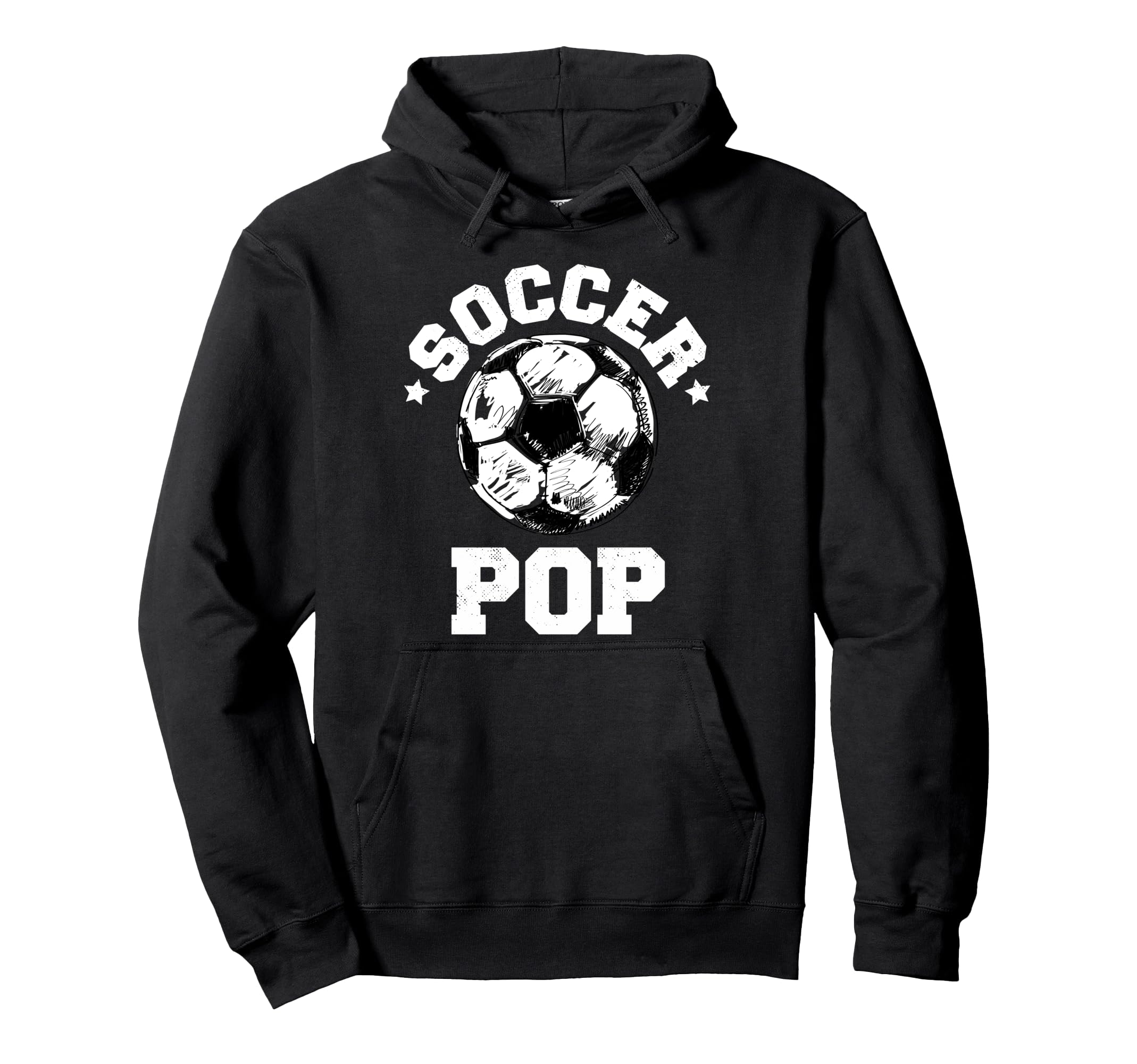 Soccer Pop Soccer Ball Distressed Hoodie - Custom Art Print Men Women - T-Shirt, Sweatshirt, Hoodie