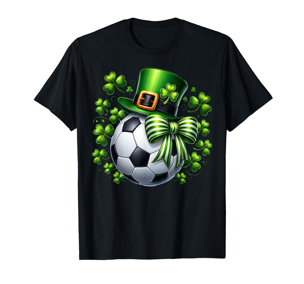 St Patricks Day Soccer Leprechaun T-Shirt - Novelty Apparel for Adults - T-Shirt, Sweatshirt, Hoodie