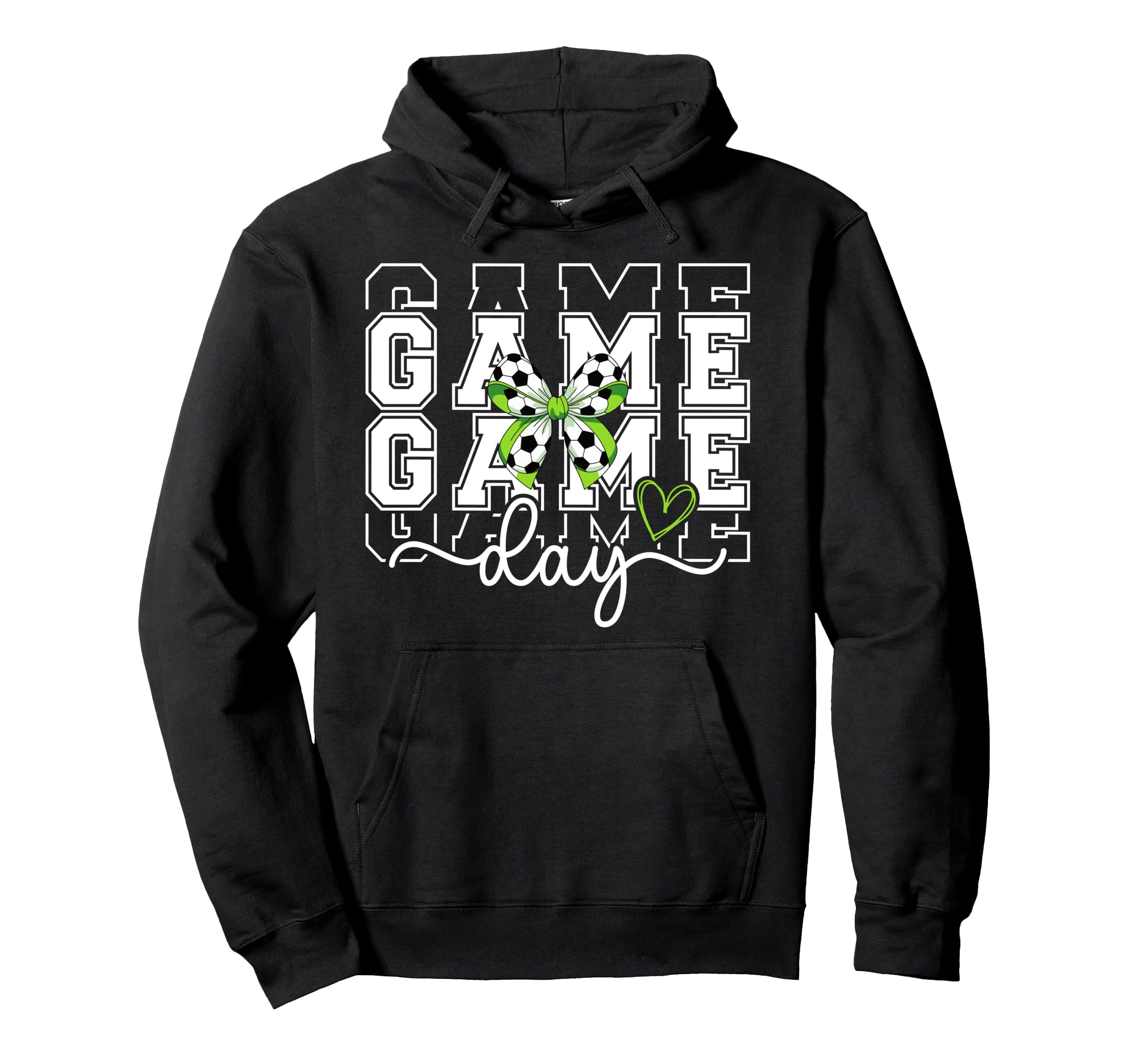 Game Day Soccer Game Day Coquette Hoodie - Streetwear Style Men Women - T-Shirt, Sweatshirt, Hoodie