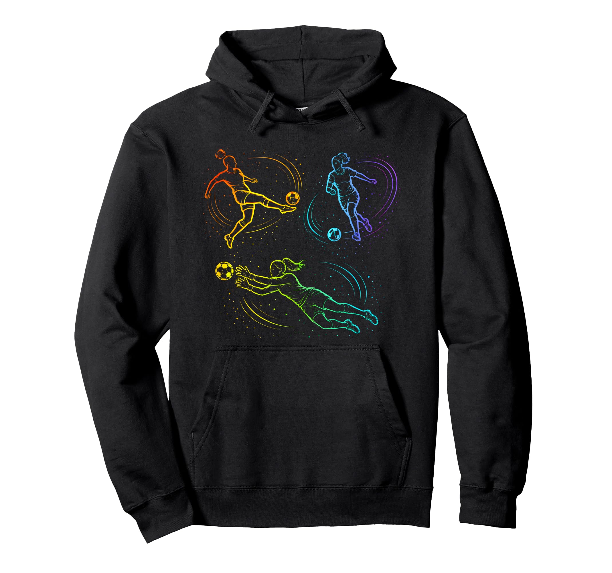 Womens Soccer Goalie Soccer Player Hoodie - Streetwear Style for Adults - T-Shirt, Sweatshirt, Hoodie