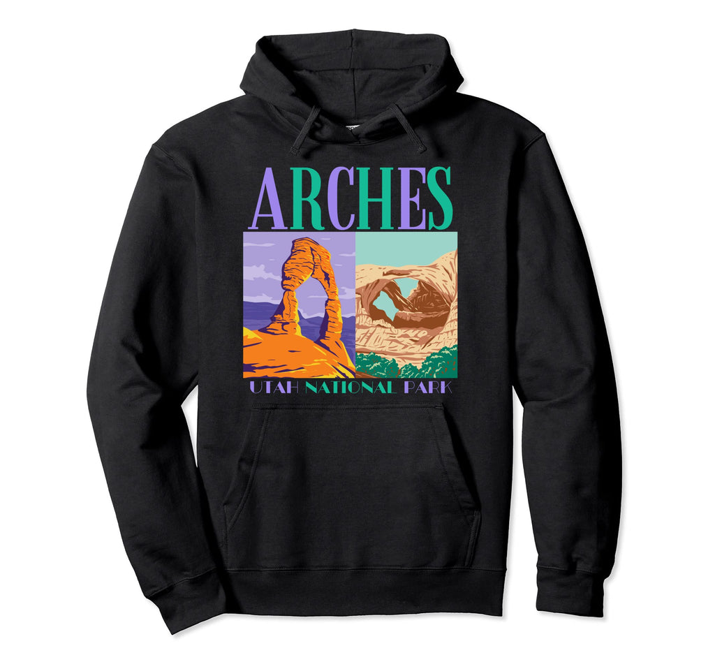 Arches National Park Utah Sandstone Moab Hoodie - Unique Graphic for Adults - T-Shirt, Sweatshirt, Hoodie