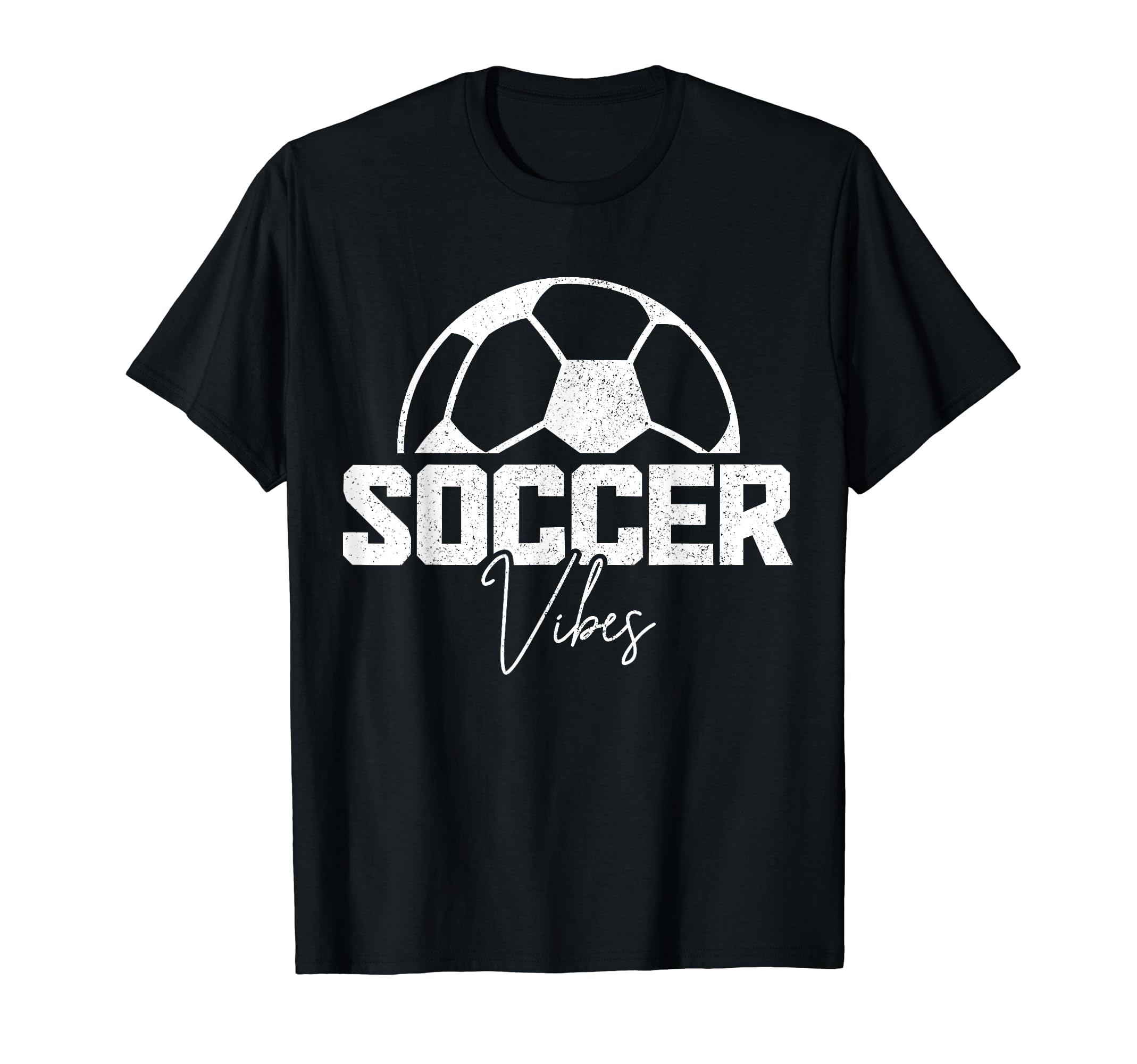 Soccer Vibes Soccer Player T-Shirt - Aesthetic Graphic Men Women - T-Shirt, Sweatshirt, Hoodie