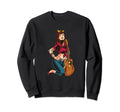 Rock And Roll Pin Up Sweatshirt - Aesthetic Graphic Unisex - T-Shirt, Sweatshirt, Hoodie