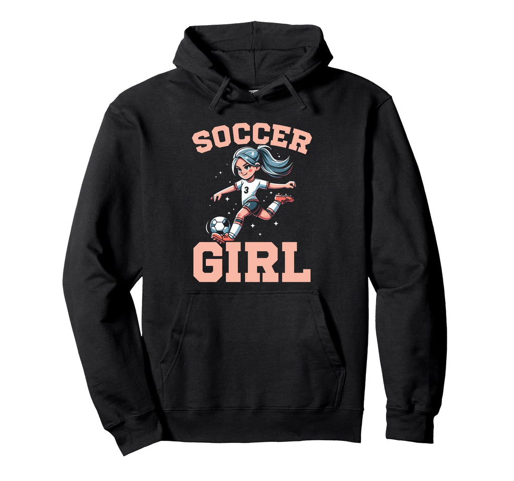 Soccer Kicking Ball Goalie Soccer Hoodie - Custom Art Print Men Women - T-Shirt, Sweatshirt, Hoodie