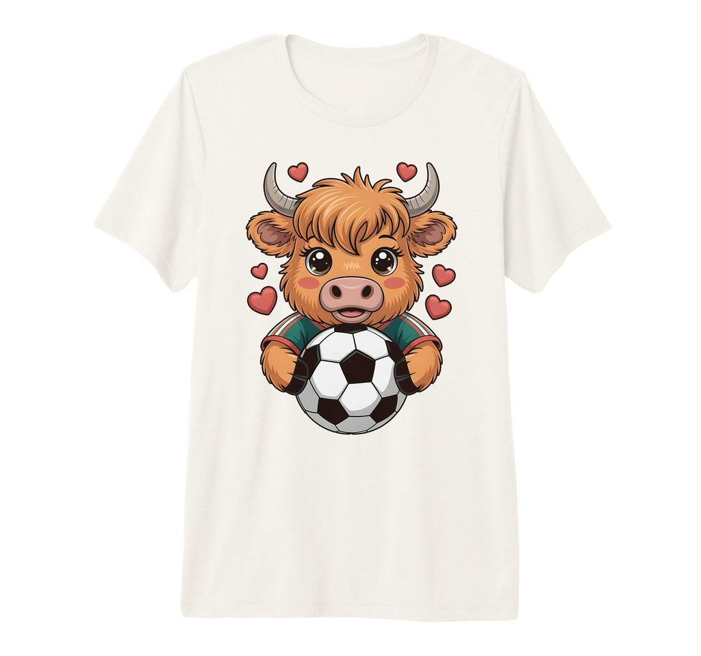 Funny Soccer Heifer Just Who Loves T-Shirt - Custom Art Print Unisex - T-Shirt, Sweatshirt, Hoodie
