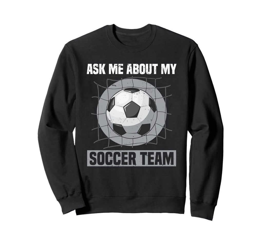 Coaching Soccer Dad Coach Soccer Sweatshirt - Custom Art Print for Adults - T-Shirt, Sweatshirt, Hoodie