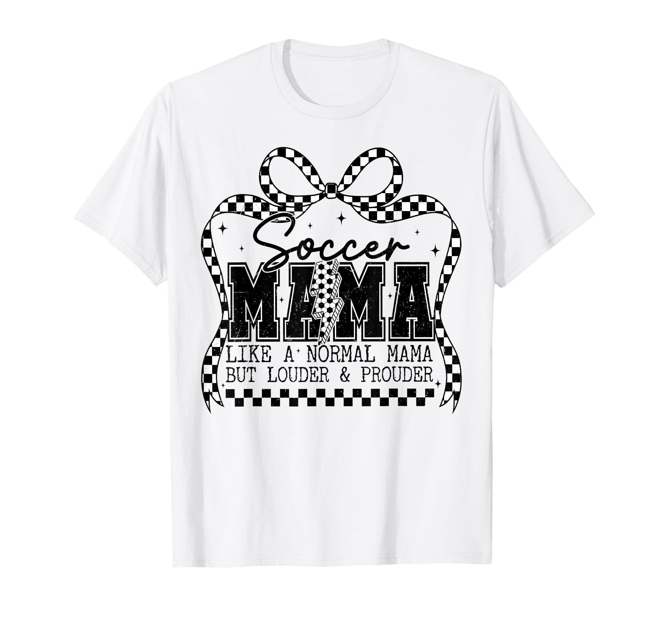 Soccer Mama Bow Game Day T-Shirt - Casual Everyday Wear for Adults - T-Shirt, Sweatshirt, Hoodie