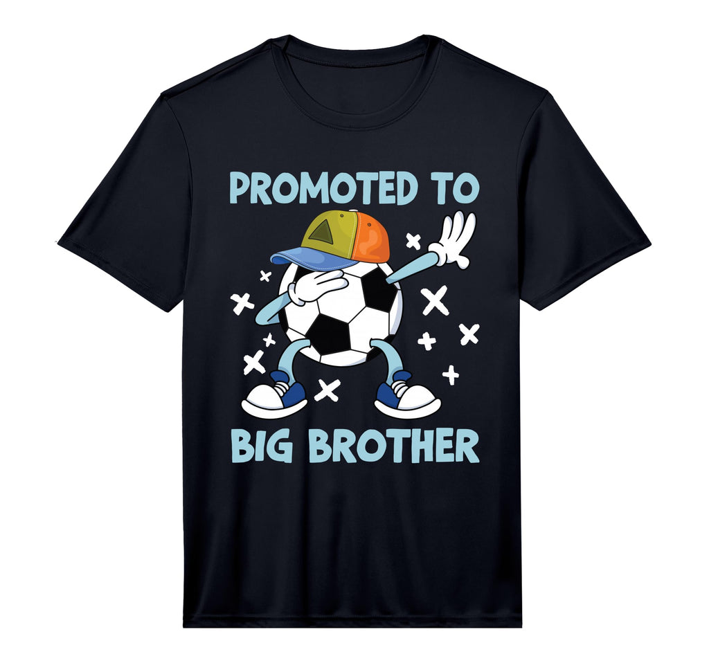 Promoted To Big Brother Soccer T-Shirt - Minimalist Print for Adults - T-Shirt, Sweatshirt, Hoodie